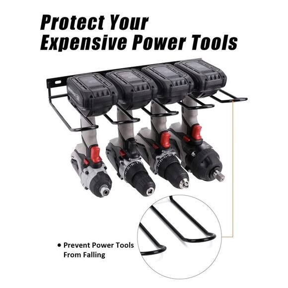 🔥Power Tool Organizer Holder - Wall Mount Style for Power Tool Drill BNIB🔥 - Picture 5 of 6